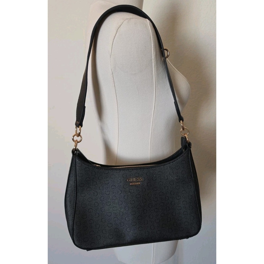 GUESS logo print hobo shoulder bag (2/19) Weekend Girliecore
